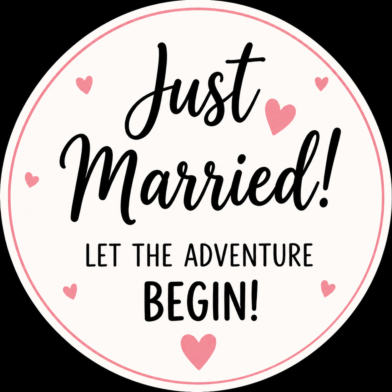 Wedding Day - Love, Laughter-Cupcake Toppers