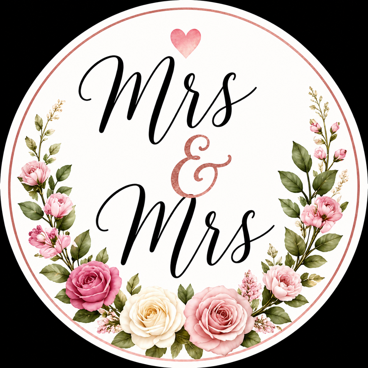 Wedding Day - Mrs & Mrs Cupcake Toppers