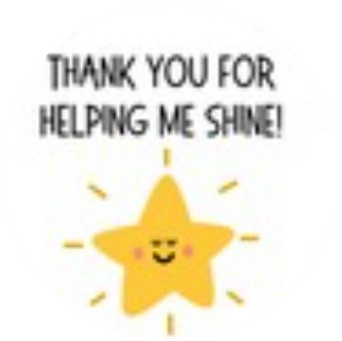 Best Teacher Thank You For Helping Me Shine Edible Cake Topper