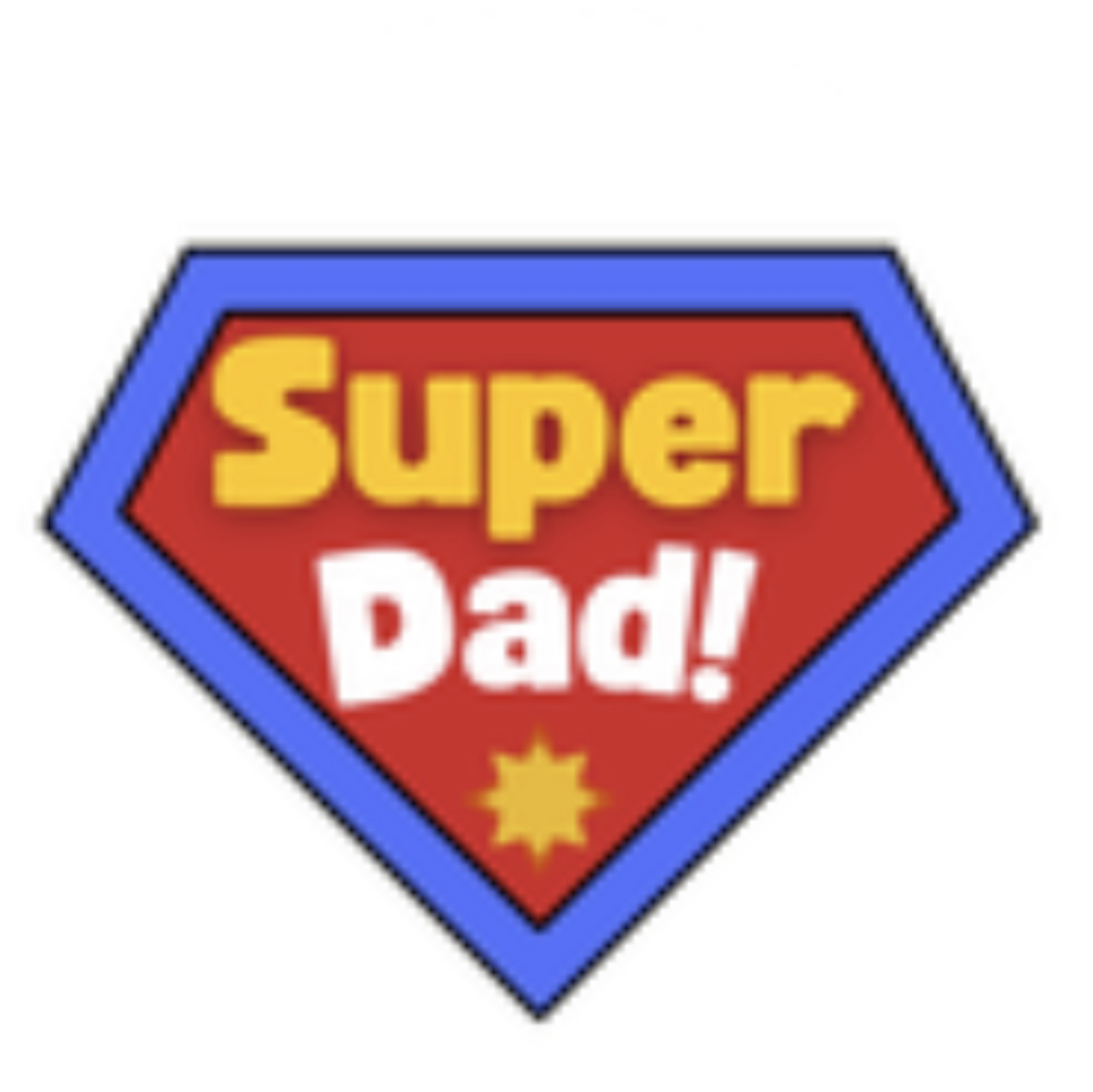 Fathers Day Happy Fathers Day Super Dad Edible Cake Topper