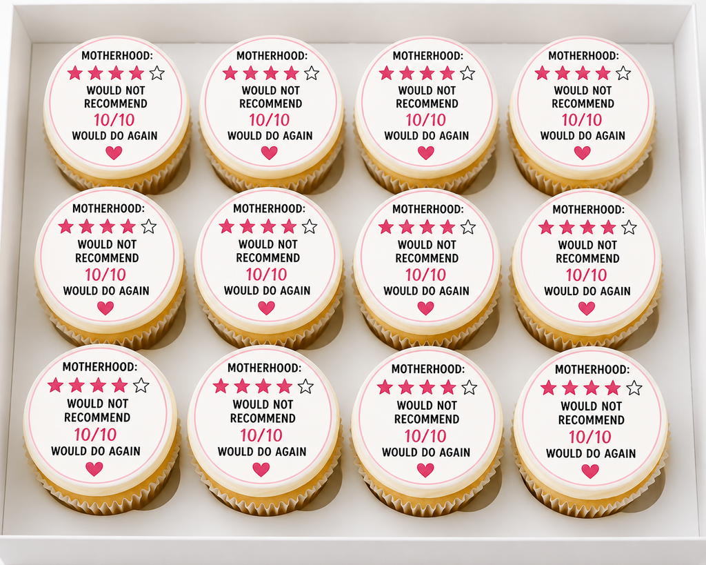 Happy Mothers Day 10/10 Cupcake Topper