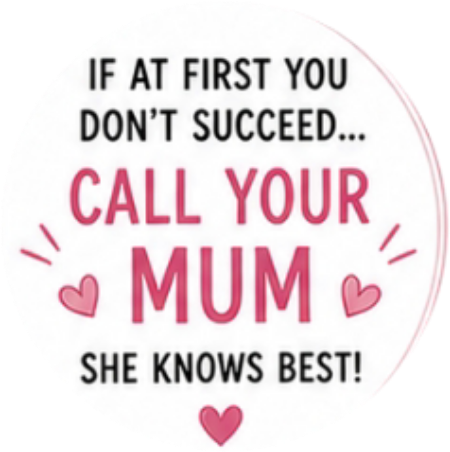 Happy Mothers Day Call your Mum Cupcake Topper