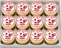 Personalised Football Happy Birthday Cupcake Topper