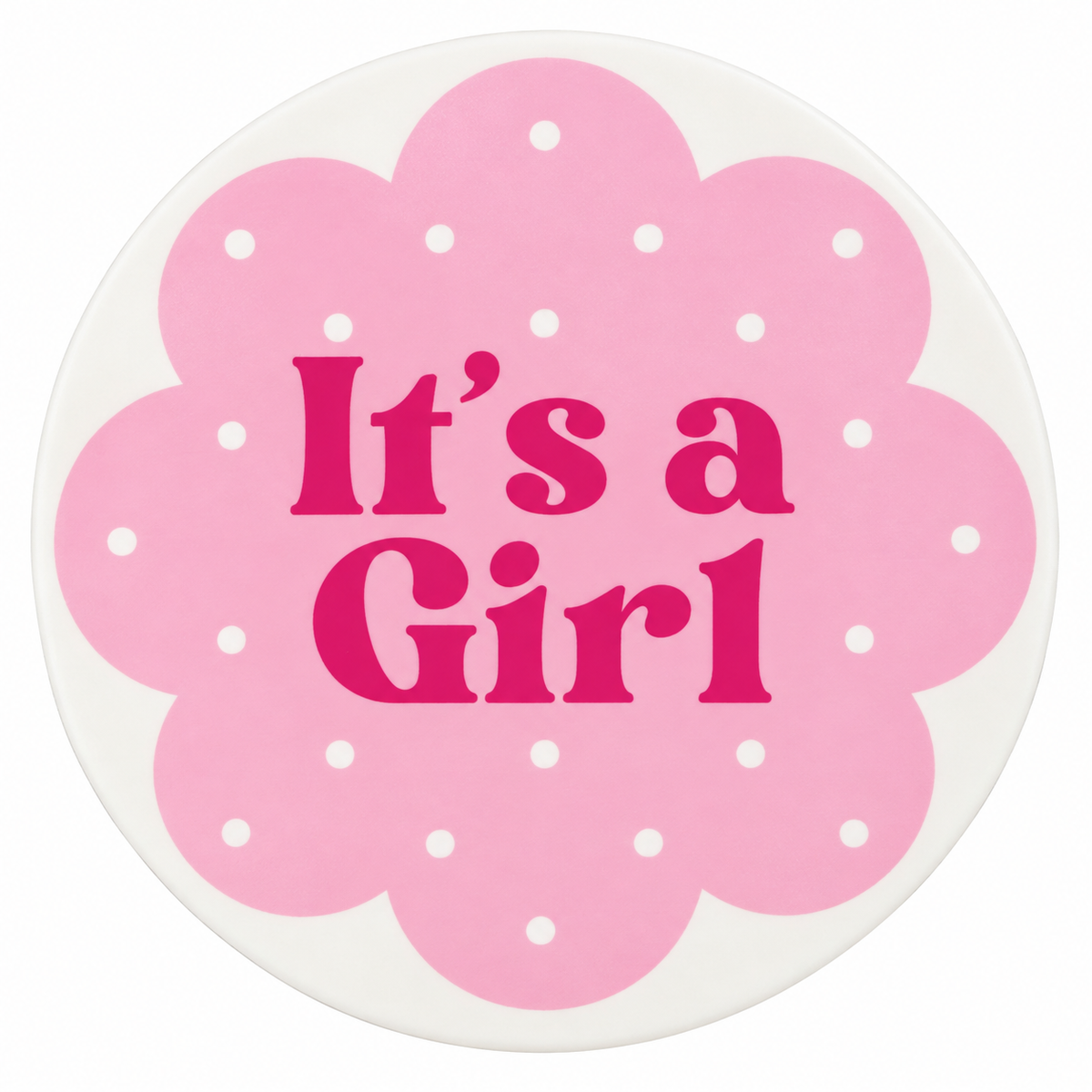 Baby Shower Its A Girl Edible Cake Topper