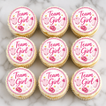 Baby Shower - Team Girl Cupcake Toppers