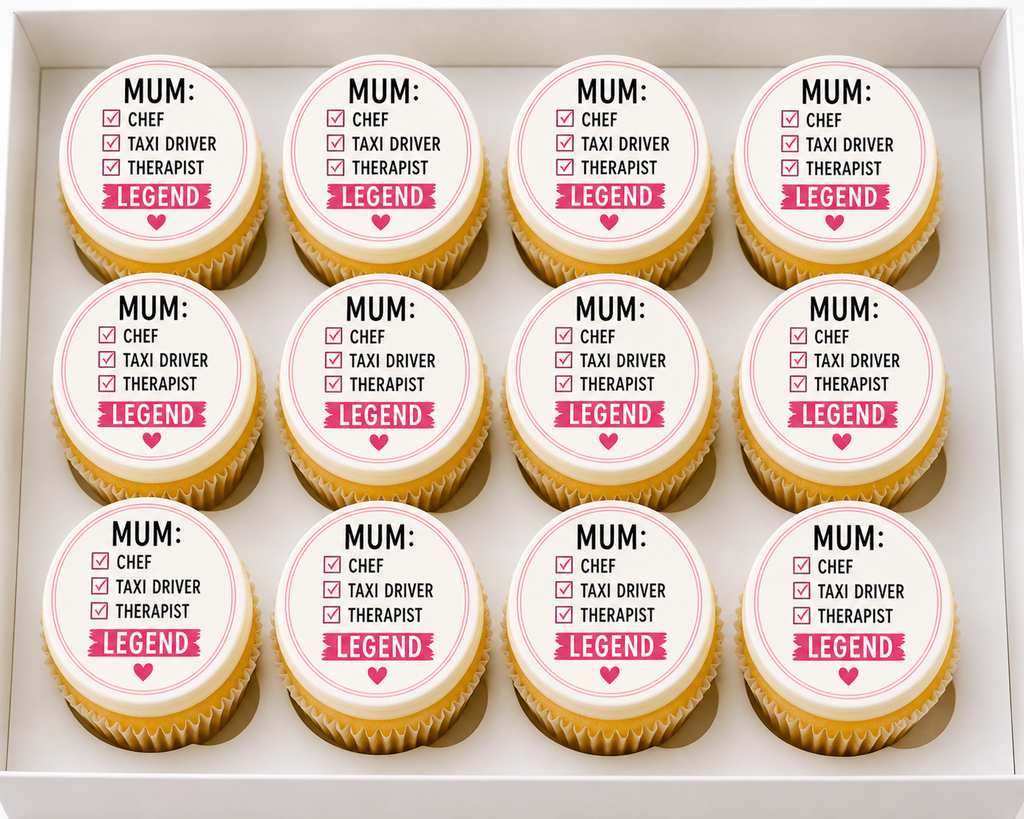 Happy Mothers Day Legend Cupcake Topper