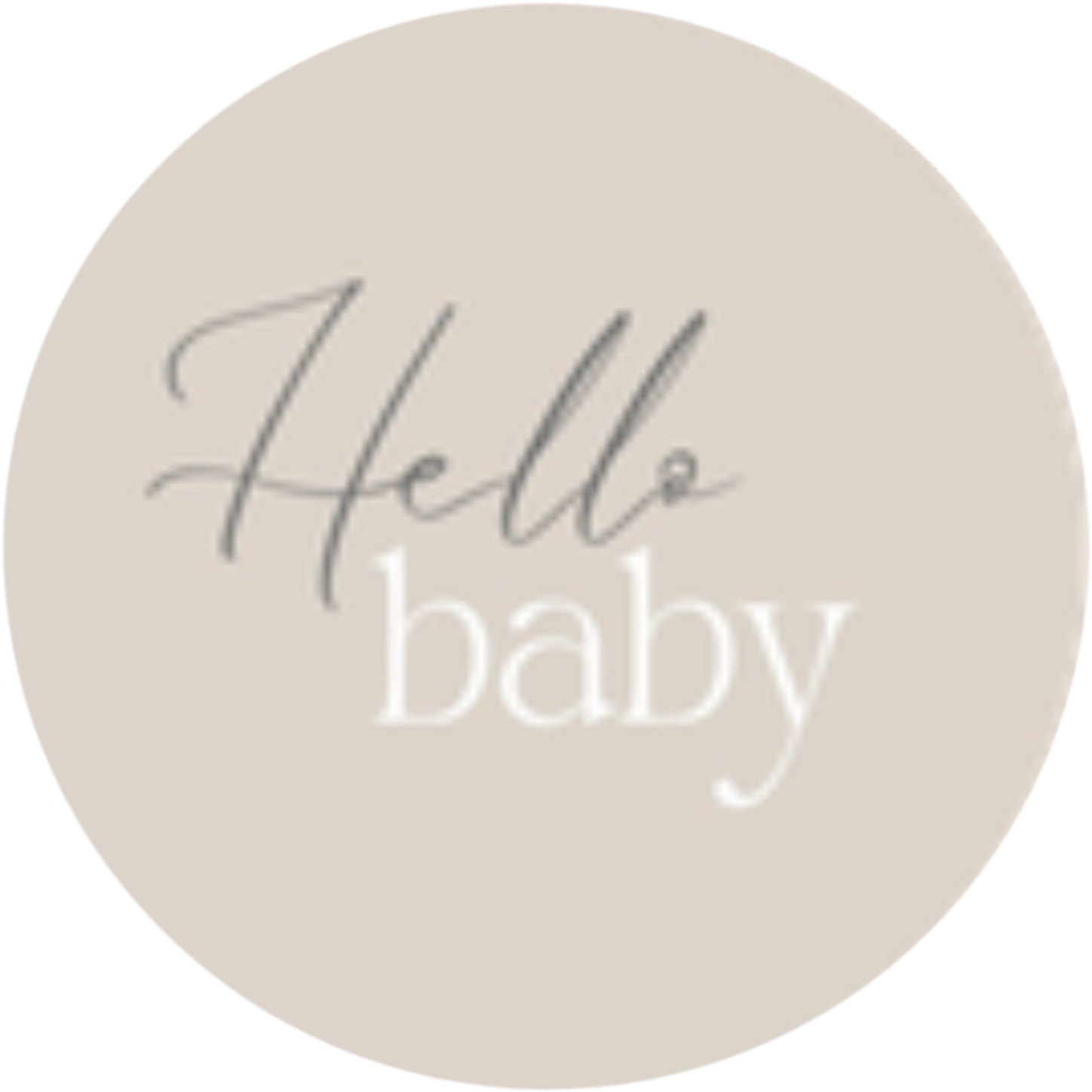 Baby Shower Hello Baby Edible Cake Topper