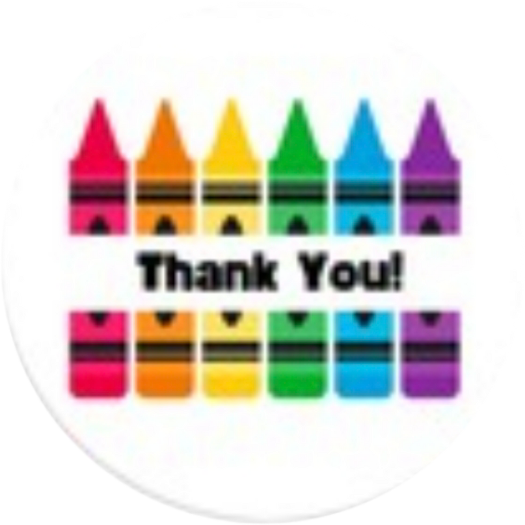 Best Teacher Thank You Crayons Edible Cake Topper