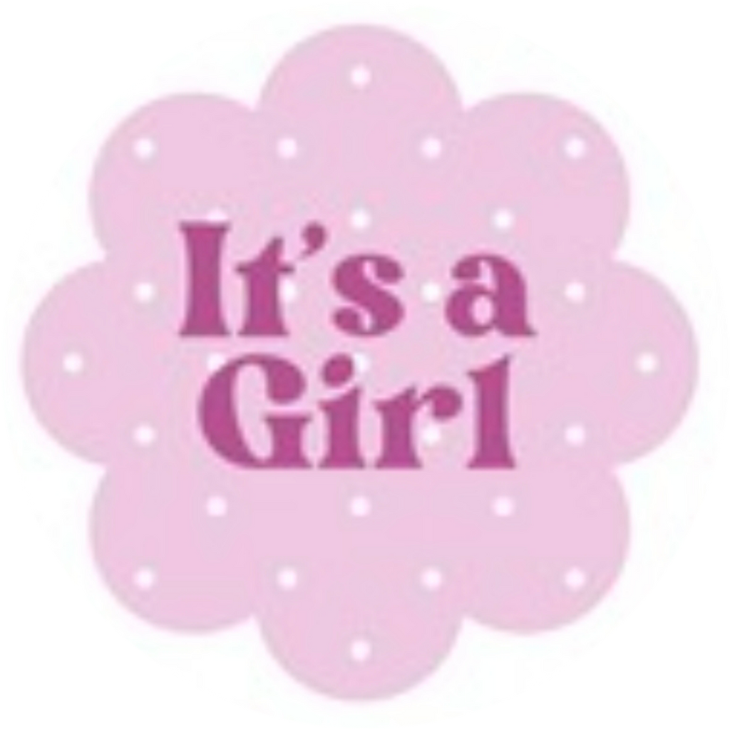 Baby Shower Its A Girl Edible Cake Topper