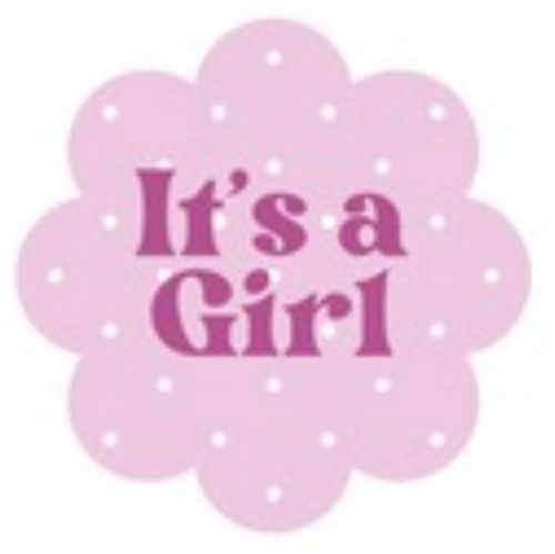 Baby Shower Its A Girl Edible Cake Topper