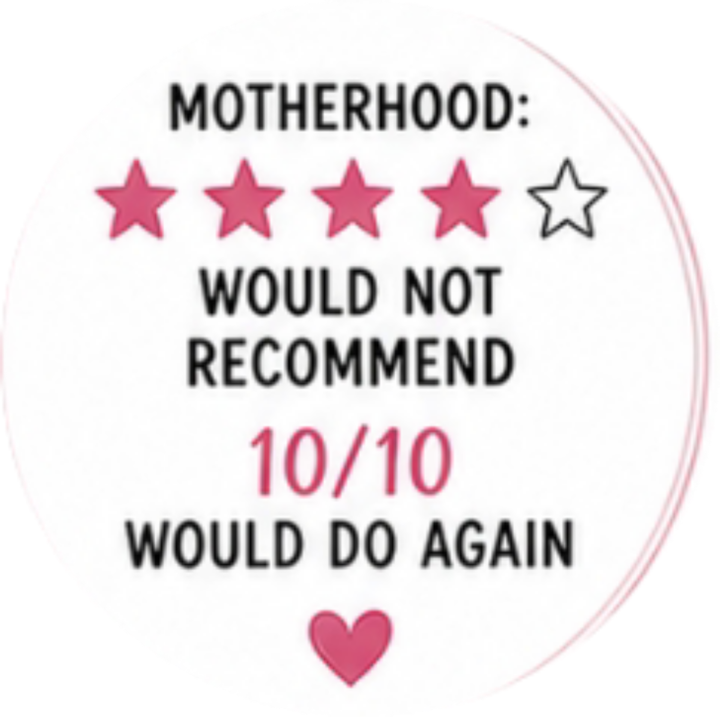 Happy Mothers Day 10/10 Cupcake Topper