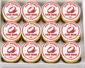 Personalised Rugby Happy Birthday Cupcake Topper