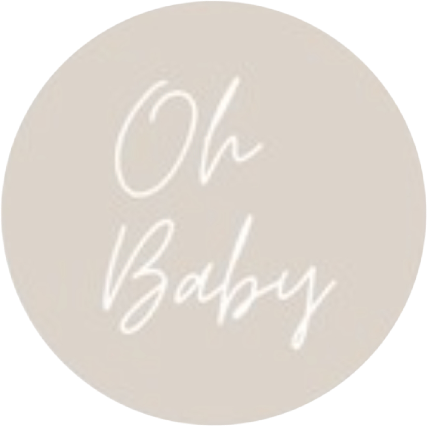 Baby Shower oh Baby Edible Cake Topper