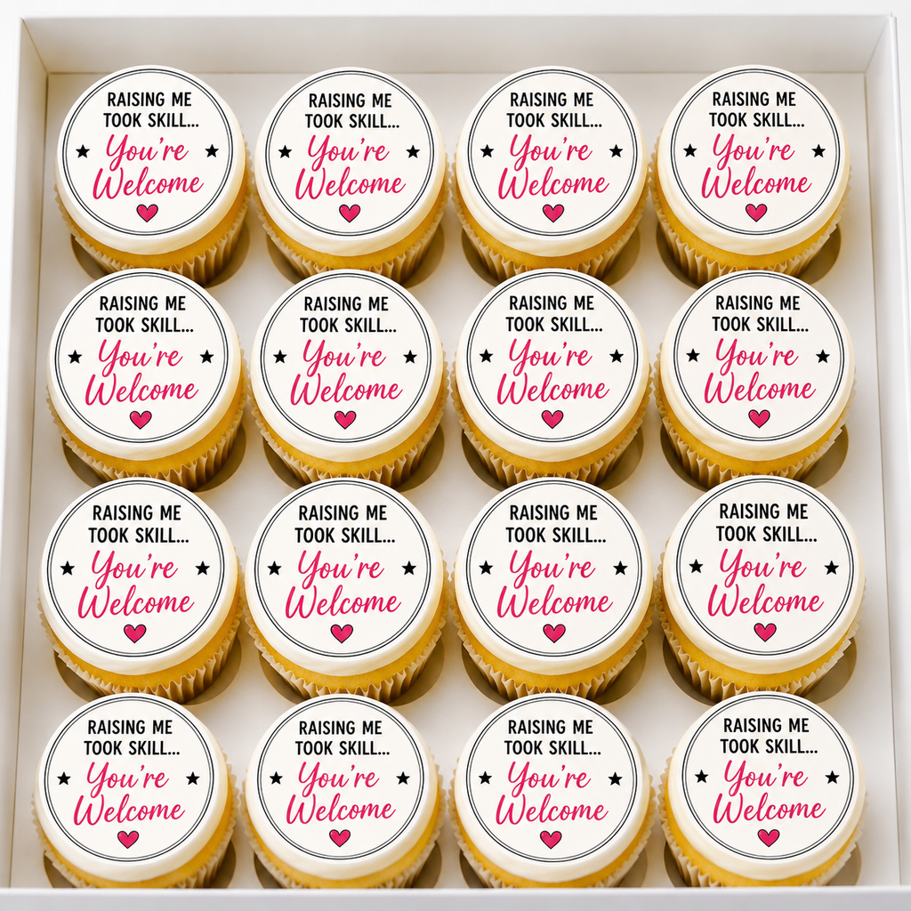 Happy Mothers Day You,'re Welcome Cupcake Topper
