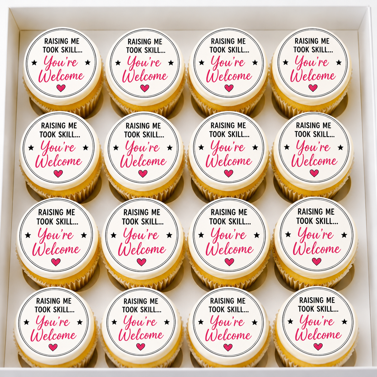 Happy Mothers Day You,'re Welcome Cupcake Topper