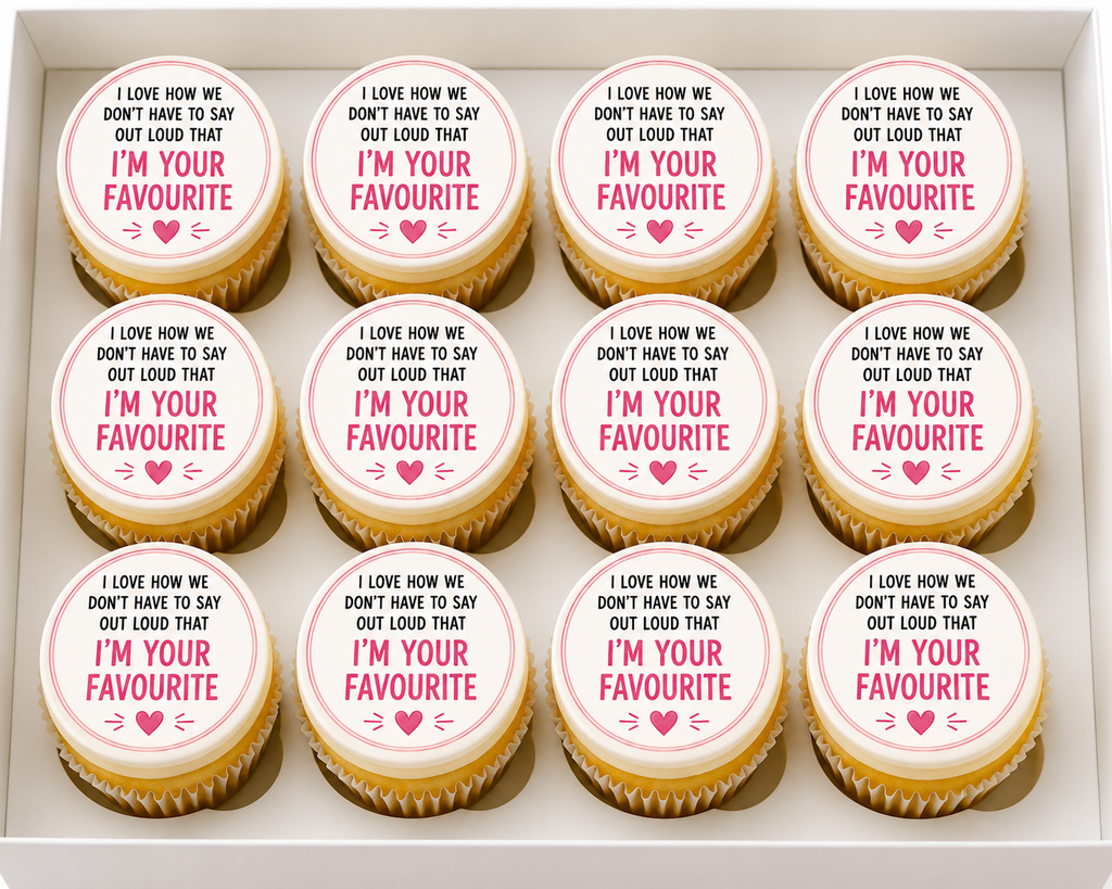 Happy Mothers Day I'm you're favourite Cupcake Topper