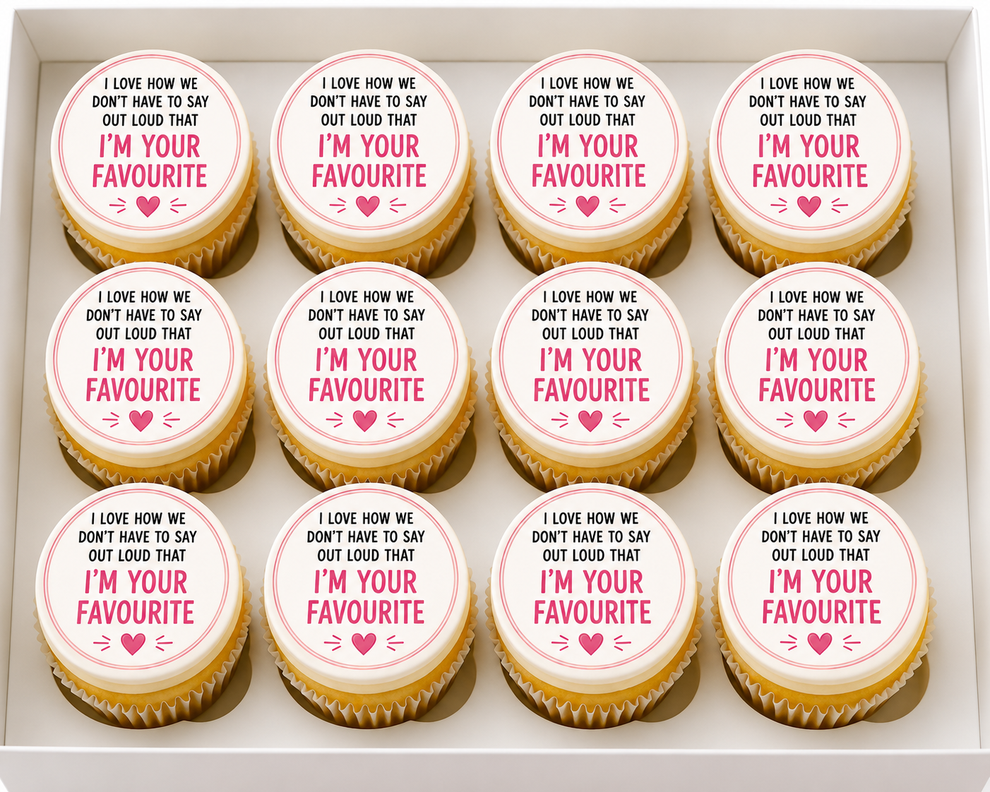 Happy Mothers Day I'm you're favourite Cupcake Topper